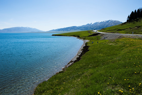 湖光山色