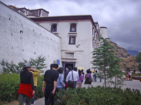 布达拉宫参观入口