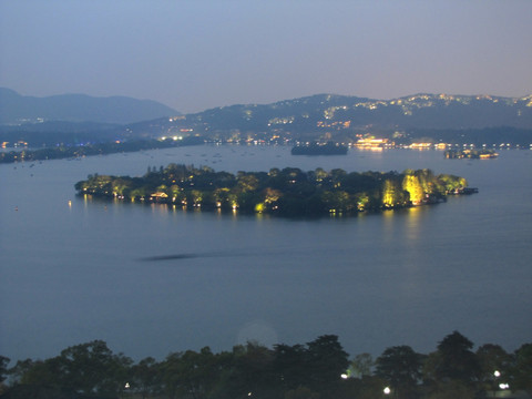 杭州西湖 西湖夜景