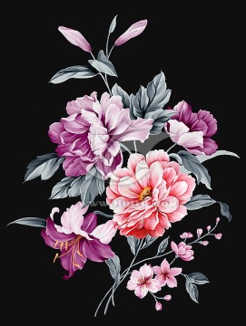 花卉 圖案 水彩
