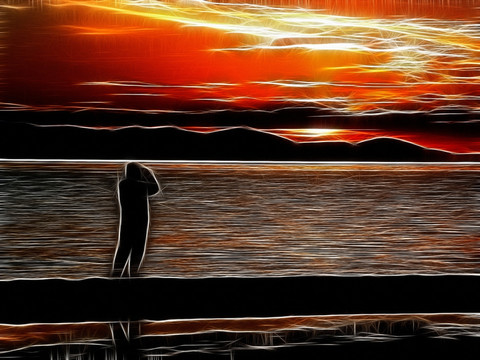 夕陽
