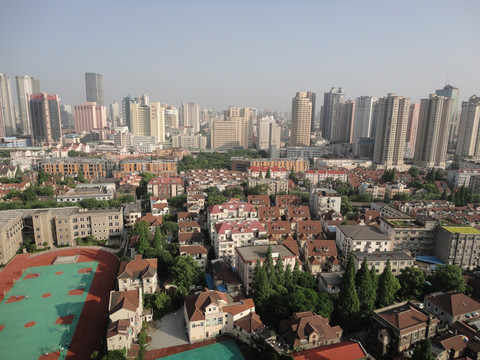 上海城市鸟瞰