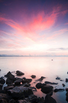 海上日出