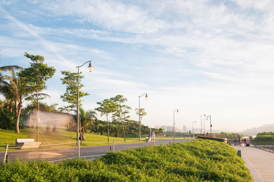 深圳湾公园晨景