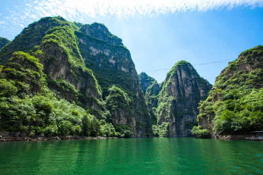 龙庆峡风光