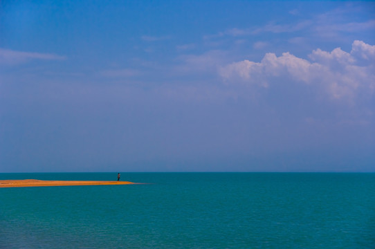 绿色青海湖