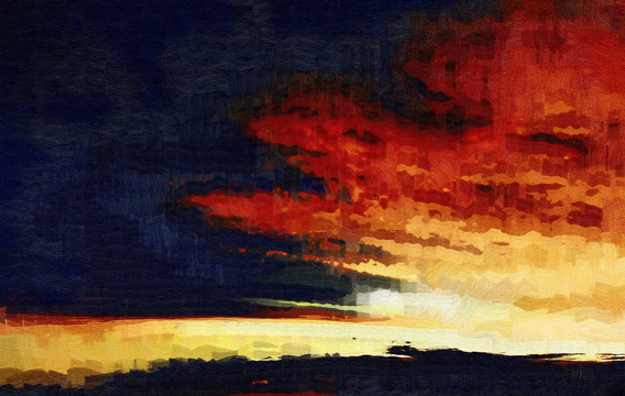 夕陽