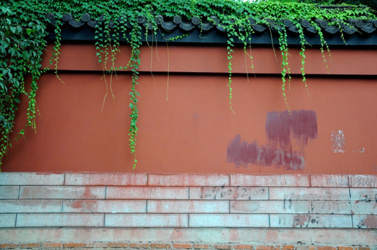 古文化 青砖红墙