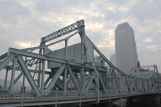 天津地标建筑 解放桥
