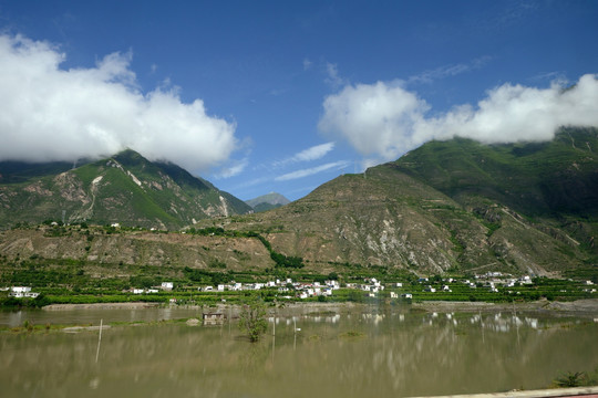 四川茂县山水风光