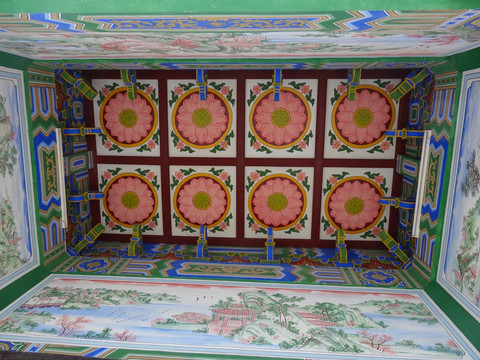 莲花 佛教建筑壁画