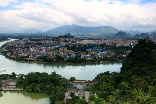 俯瞰桂林城