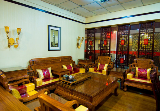 中式客厅整体家具