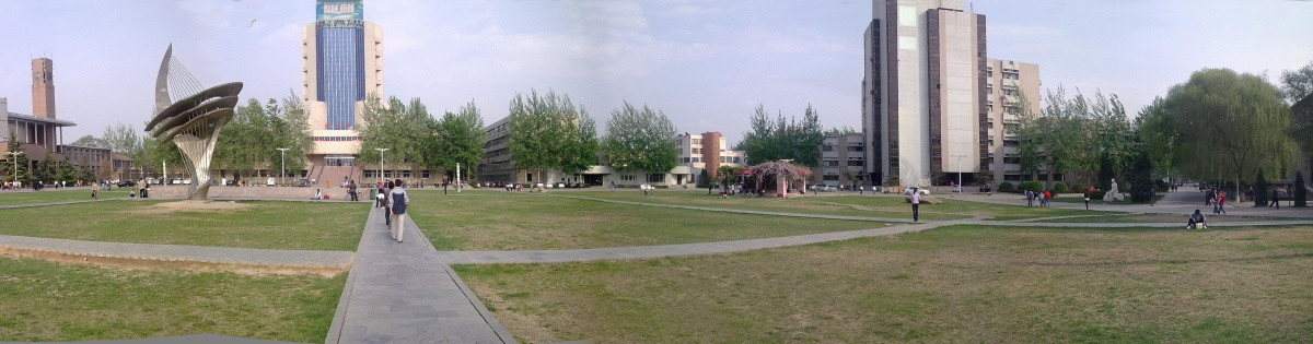 山西大学图书馆180度全景