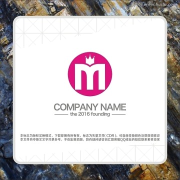 LOGO 标志 M皇冠