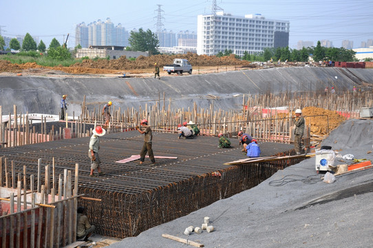 建筑工地 建筑材料