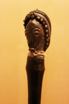 非洲 人物头像 木雕