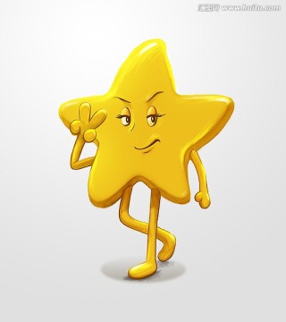 星星卡通吉祥物