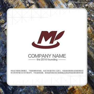 标志 LOGO 字母M