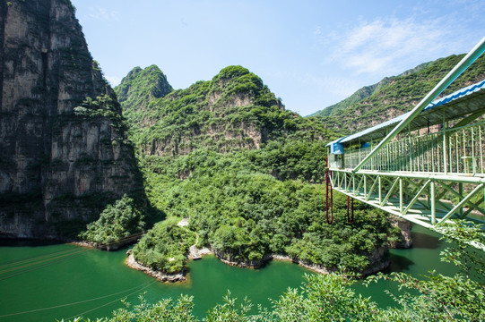 龙庆峡 蹦极跳台