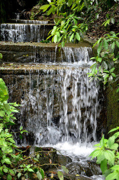 溪水 山水 石头 流水