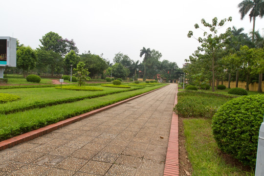 越南 胡志明故居 园林景观