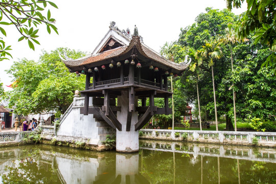 越南河内 独柱寺