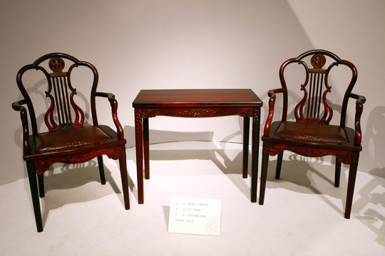 紫檀古典西式椅子
