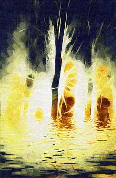 風(fēng)景裝飾畫(huà) 抽象畫(huà)