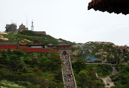 泰山 云海  泰山云海 山脉