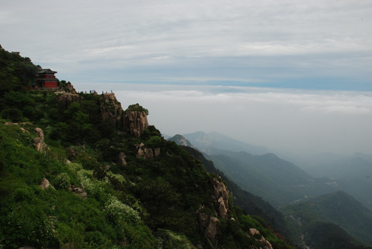 泰山 云海  泰山云海 山脉