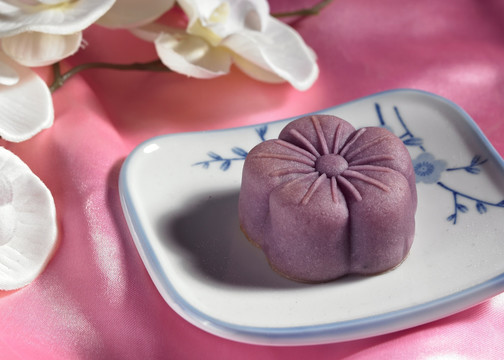 点心月饼 紫薯月饼 广式月饼