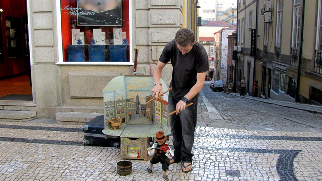 葡萄牙风光 木偶表演