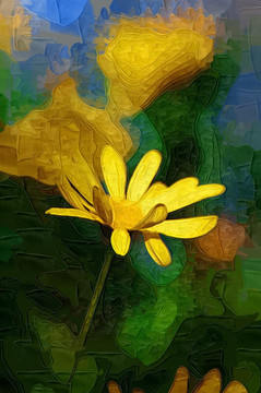 花朵裝飾畫