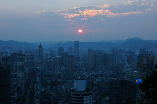 夕陽西下