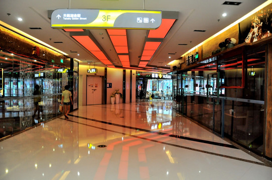 超市內(nèi)景 購(gòu)物中心
