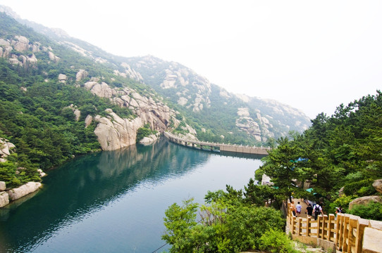 青岛崂山大坝 水库