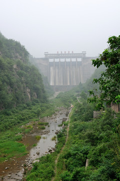 青天河景区大坝