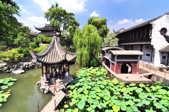 苏州狮子林夏景