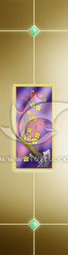 浮雕藝術(shù)玻璃門