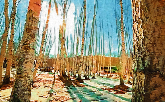 裝飾畫 旅游風光
