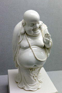 德化瓷塑弥勒佛像