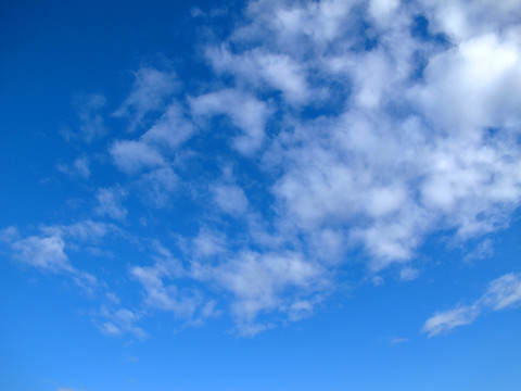 天空 蓝天白云 天空云彩