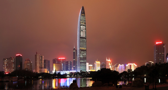 深圳地标建筑夜景