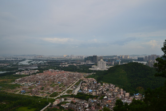 顺峰山公园鸟瞰图