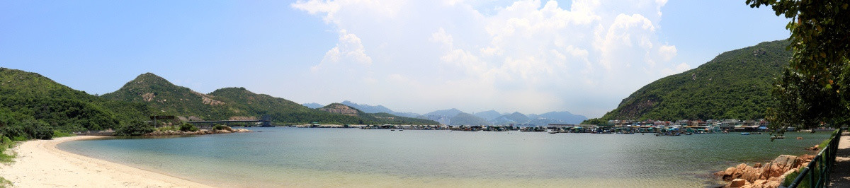 索罟湾鱼港海滩全景