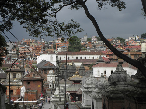 尼泊尔风光加德满都帕斯帕提那寺
