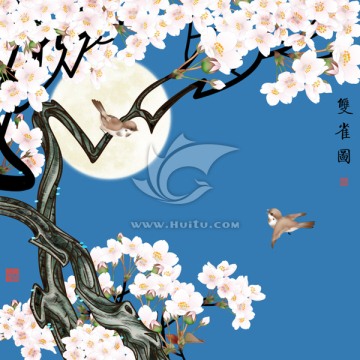 雙雀圖