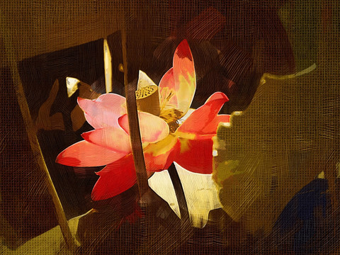 裝飾畫(huà) 荷花