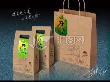 木耳包裝 生態(tài)牛皮紙包裝